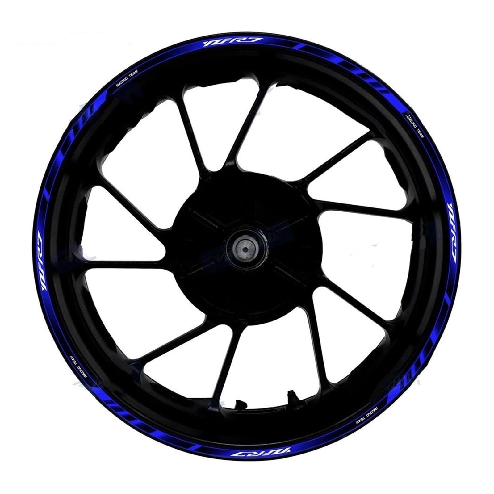 Motorcycle Accessories Front Rear Set Rim Sticker Wheel Decal Hub for Yamaha YZF R7 YZF-R7(Style 6)