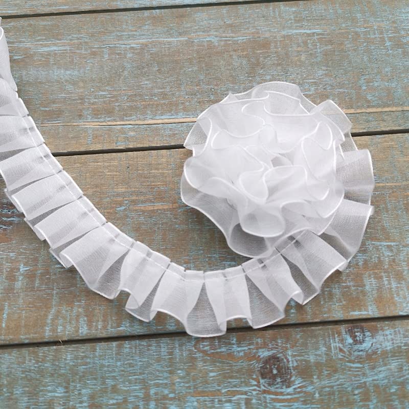 Ruban De Bordure En Dentelle, Ruban Floral Délicat Pour Décoration De Mariage/mariée, Loisirs Créatifs, Couture, Décoration D'intérieur, 4,6 M (fleur Bleue