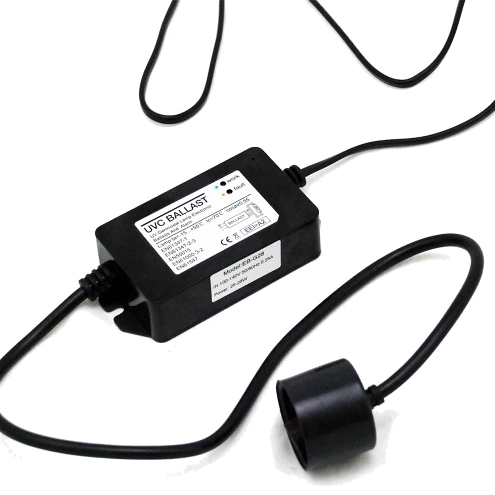 Balastro electrónico acústico-óptico 25-28W EB-G28 220V EU