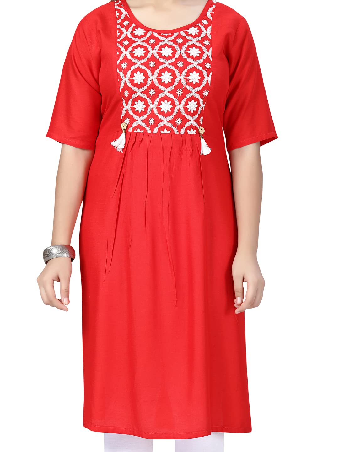 Aarika Set di leggings Kurti per ragazze in cotone stampato