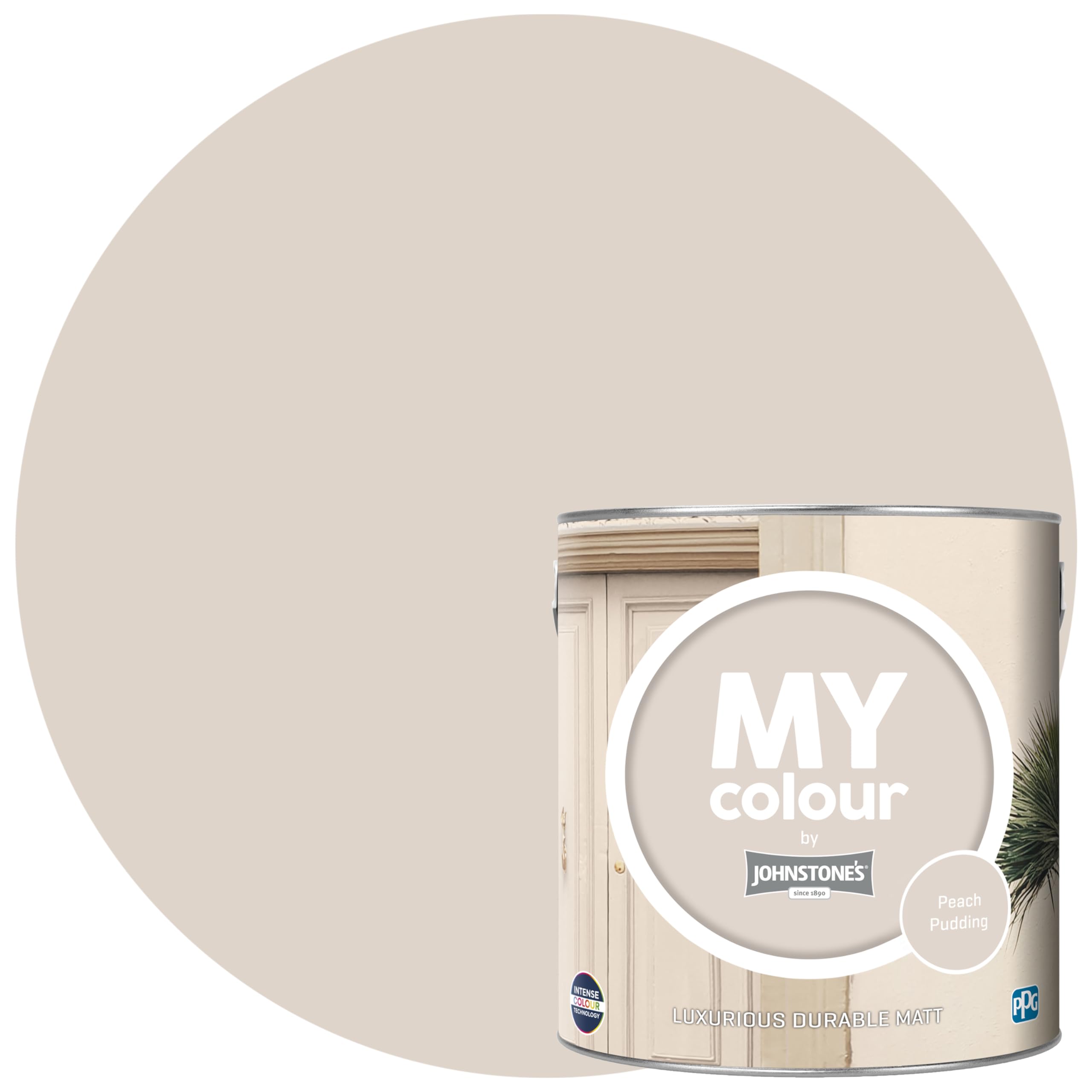 Johnstone's Peach Pudding My Colour By - Luxurious Durable Matt - Colour Intense Technology - 2.5L