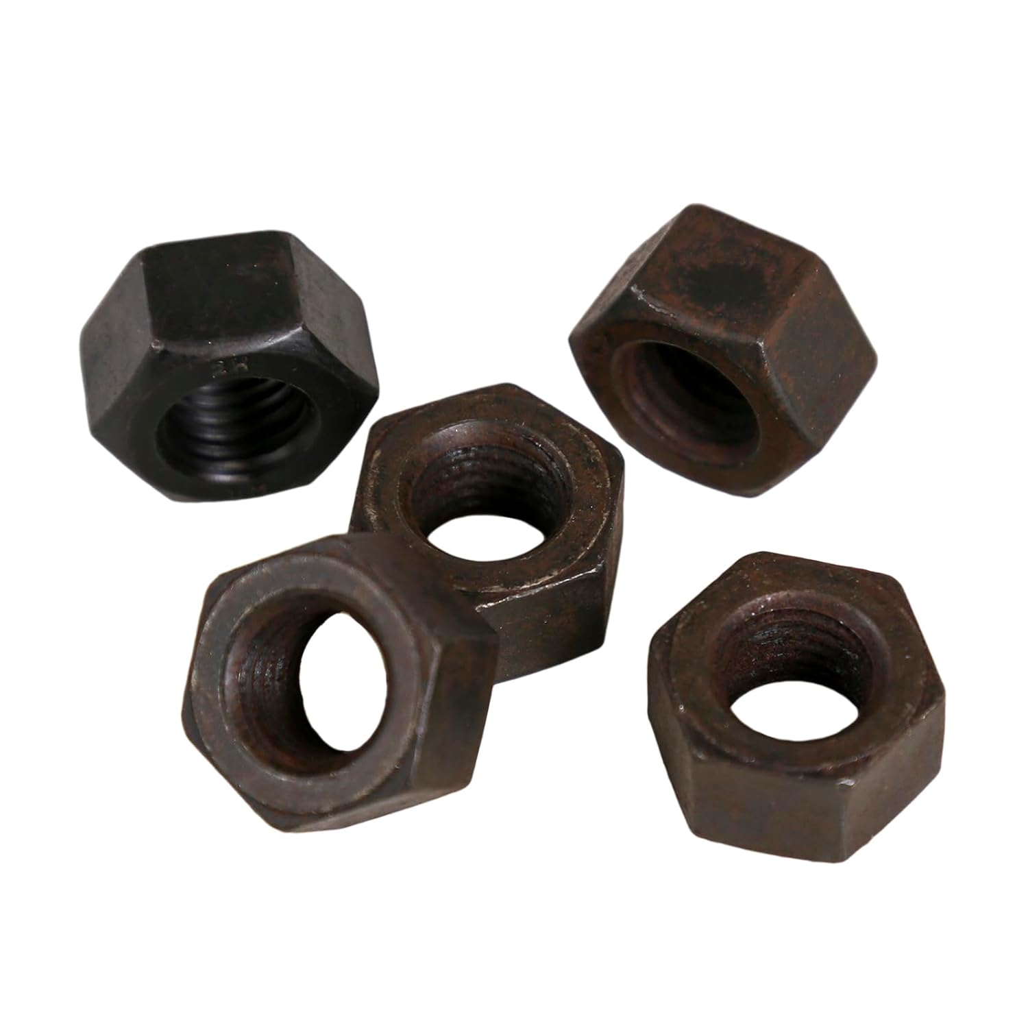 7/8"-9 Heavy Hex Nut, A194 Grade 2H - Plain Finish [Pack of 5]