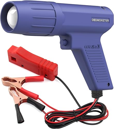 Luz de sincronización de encendido profesional, lámpara estroboscópica de motor de 12 V, pistola de sincronización inductiva de motor de gasolina