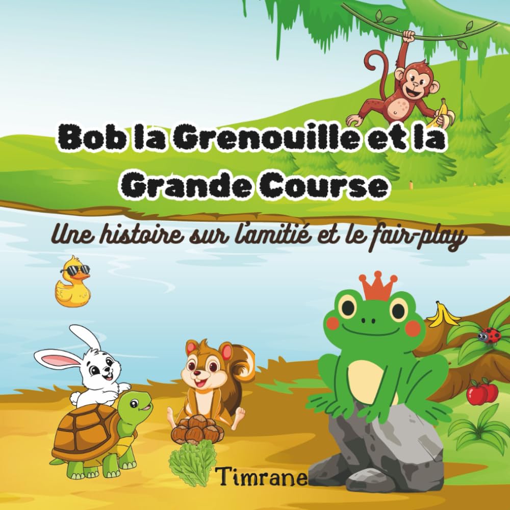 Bob la Grenouille et la Grande Course: Une histoire sur l’amitié et le fair-play
