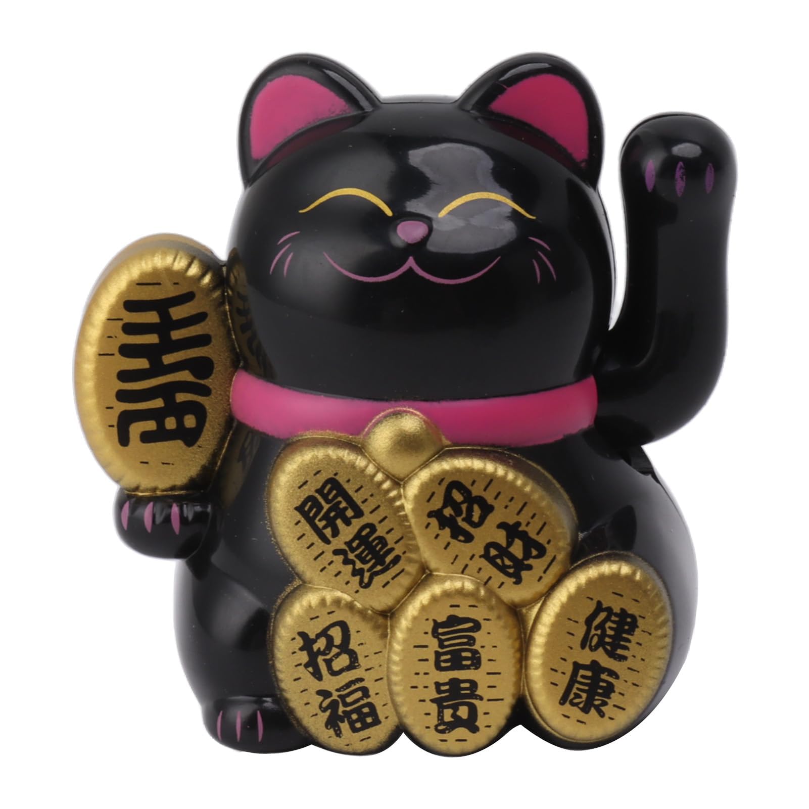 Set di Braccia Ondeggianti Gatto Fortunato, Simpatico Gatto Ondeggiante Ad Energia Solare Maneki Neko Braccio Ondeggiante per Soldi della Fortuna e Buona Fortuna Decorazioni per