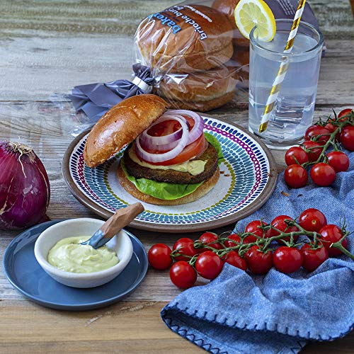bakerly Brioche Burger Buns Pack of 2, 4-Count (8 Total Brioche Burger Buns)
