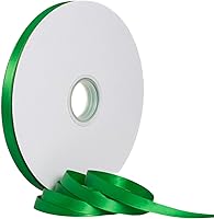 Vista 15 de Cinta amarilla de maíz, cinta de satén de poliéster de doble cara de color sólido, 1 1/2 pulgadas de ancho, 100 yardas de largo, perfecta