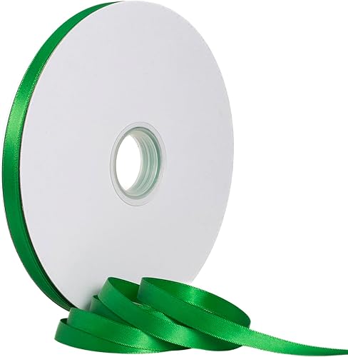 Vista 35 de Cinta de satén de poliéster de doble cara de color sólido, 1 pulgada de ancho, 100 yardas de largo, perfecta para bodas, envoltura de regalos, Oro