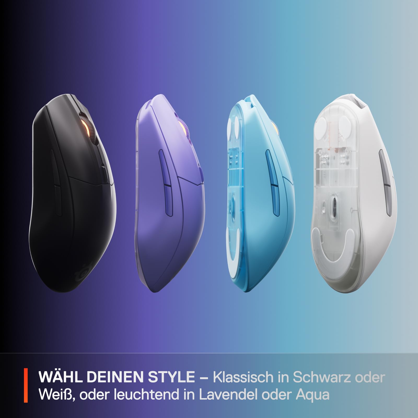 SteelSeries Rival 3 Wireless Gen 2 Gaming-Maus – 2,4 GHz Bluetooth – 18.000 DPI TrueMove Air-Optiksensor – 60 Mio. Klicks – PTFE-Gleitfüße – Schwarz