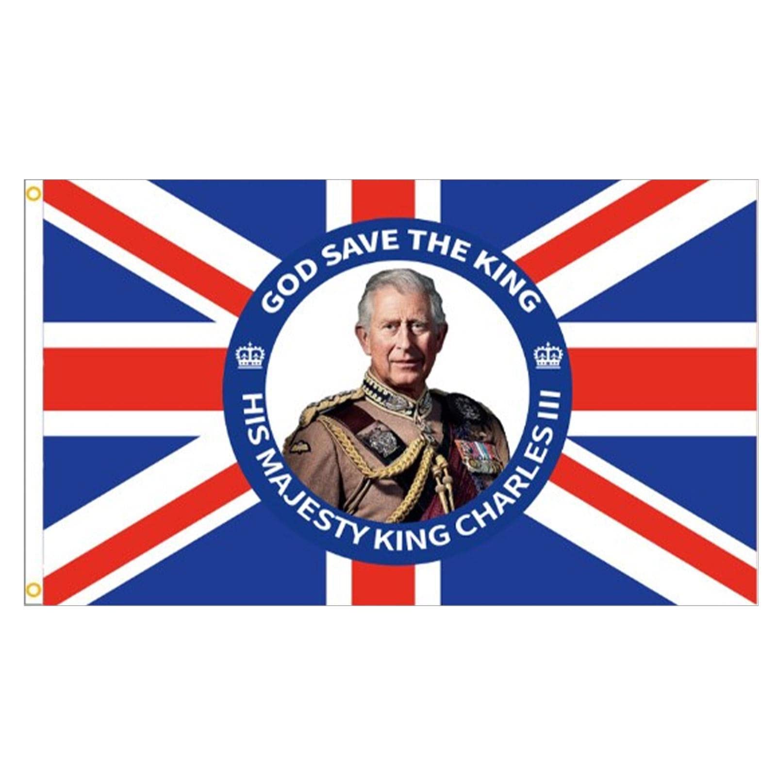 Long Live The King - Set Di 15 Bandierine Triangolari Per Incoronazione Con Scritta Vintage E Union Jack - Decorazione Per Feste E Finestre - 2
