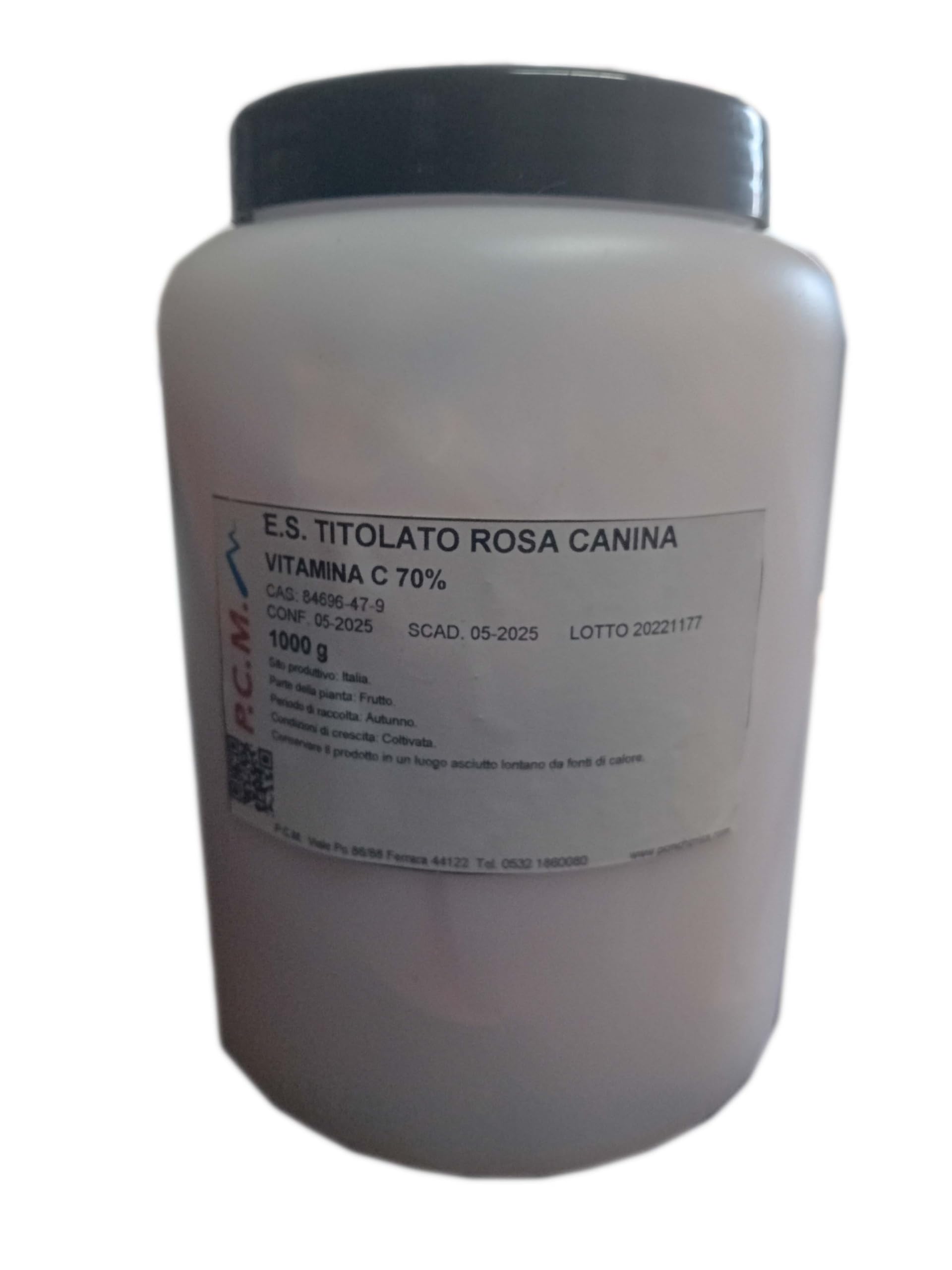 ESTRATTO SECCO ROSA CANINA CON VITAMINA C 70% 1 KG ANTIOSSIDANTE SALUTE E INTEGRAZIONE P.C.M.