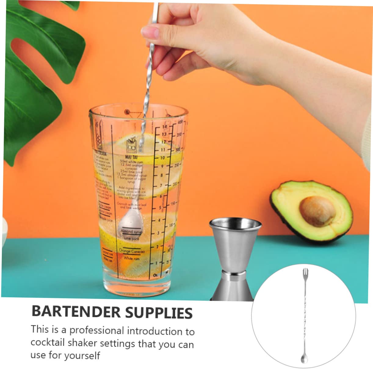 LABRIMP Cocteleras De Acero Inoxidable para Cocteles Herramientas De Barman para Bartenders Equipo De Coctelería