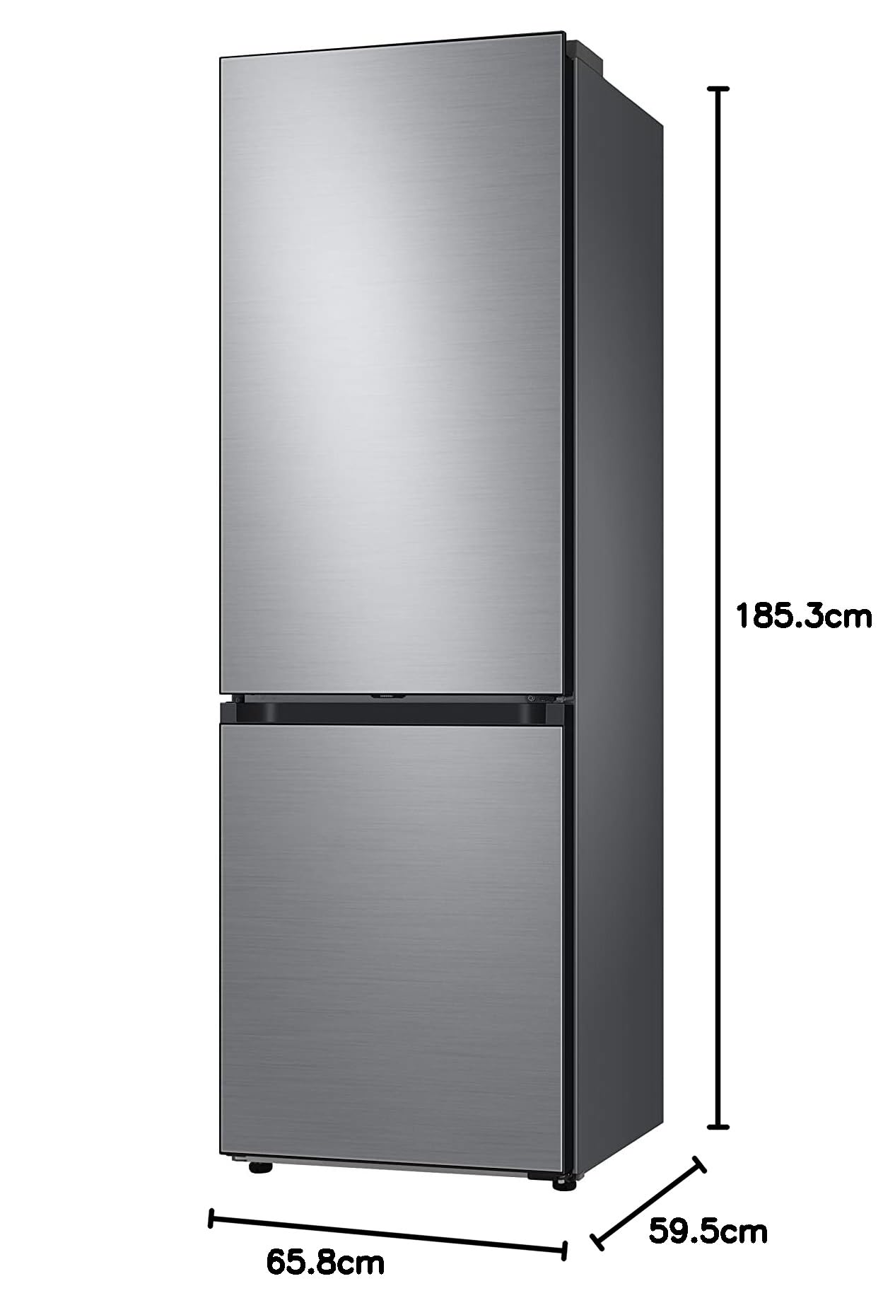 Samsung Frigorifero Combinato Ecoflex+ RB34A6B1DS9/EF, Libera installazione, No Frost, SpaceMax, 344L, 59.5l x 185h x 66p cm