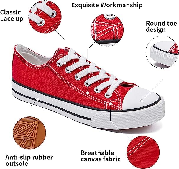 Image of FTZ Shots Canvas Walking, Gyming Shoes Sneakers for Women