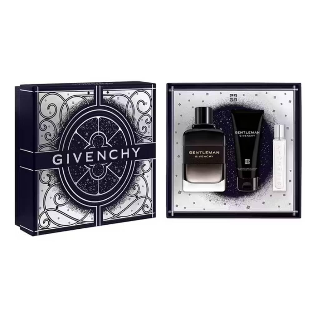Givenchy Gentleman Boisee Confezione Regalo Uomo Profumo Edp 100ml Gel Doccia 75ml Mini Travel Size 12.5ml