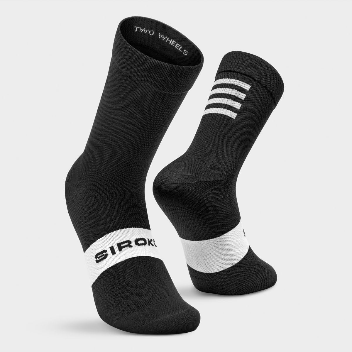 SIROKO - Skarpetki Rowerowe Siroko S1 Black Kapelmuur - XS-S - Czarny