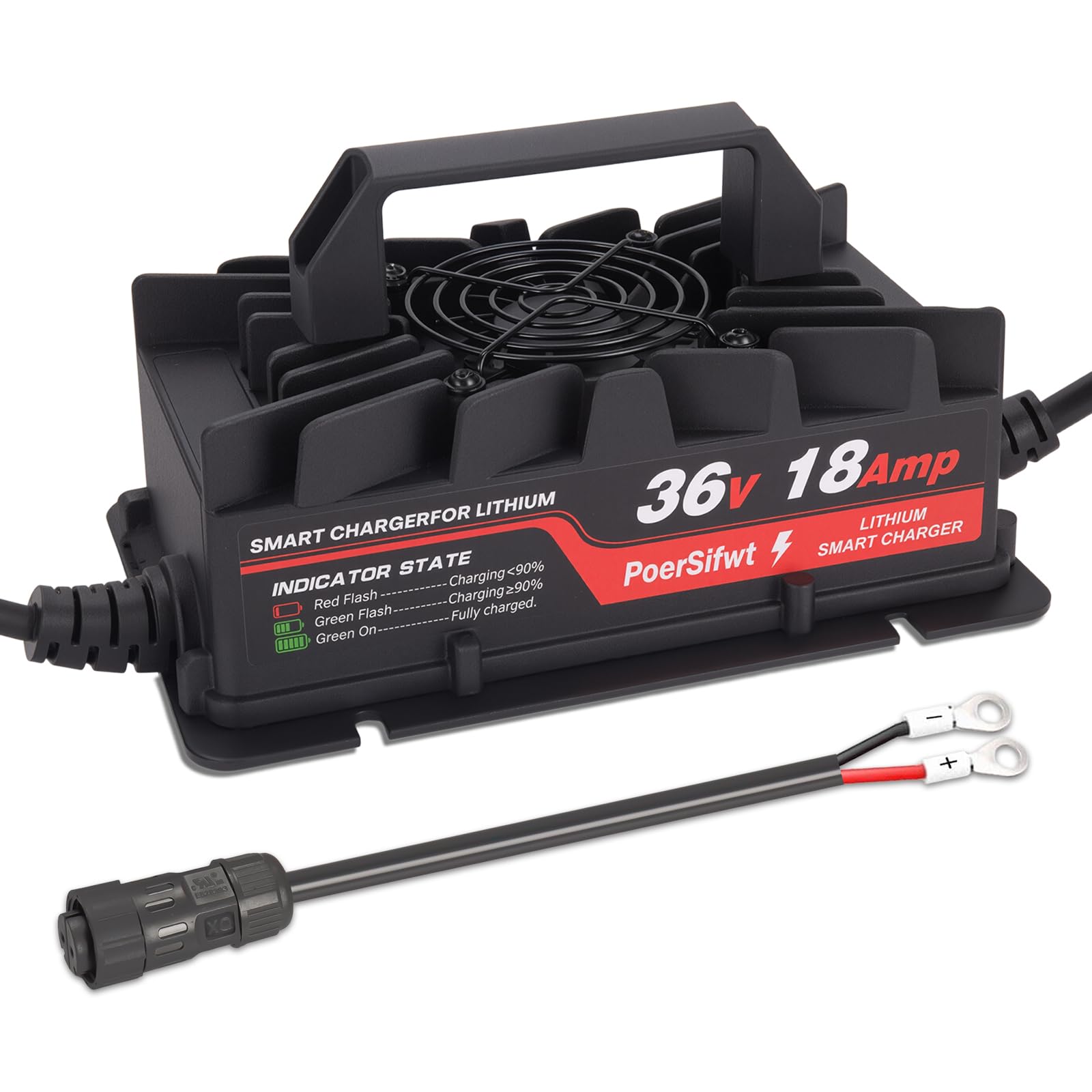 PoerSifwt 43.8V 18A Lithium Battery Charger
