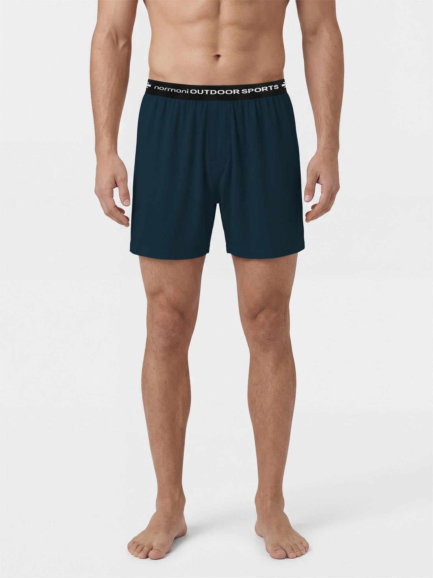 normani Herren 2er Pack Merino Boxershorts Weite Unterhose - lockere Boxer - Loose Fit Boxers aus 100% Merinowolle