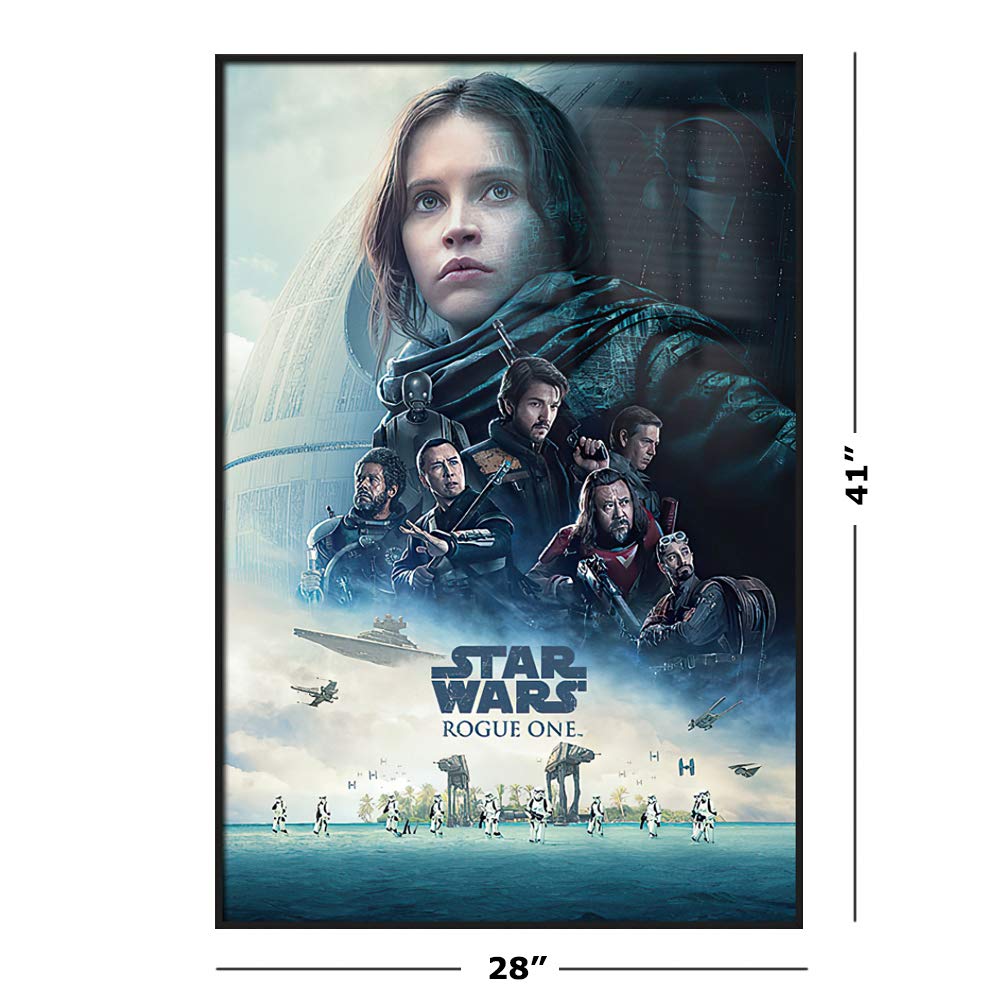 Amazon.co.jp: スターウォーズ:ローグワン - フレーム付き映画ポスター 