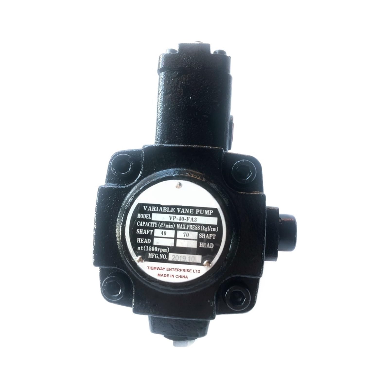Hydraulic Pump Vane Pump VP-40-FA1 VP-40-FA2 VP-40-FA3 Low Pressure Variable Vane Pump(VP-40-FA3)