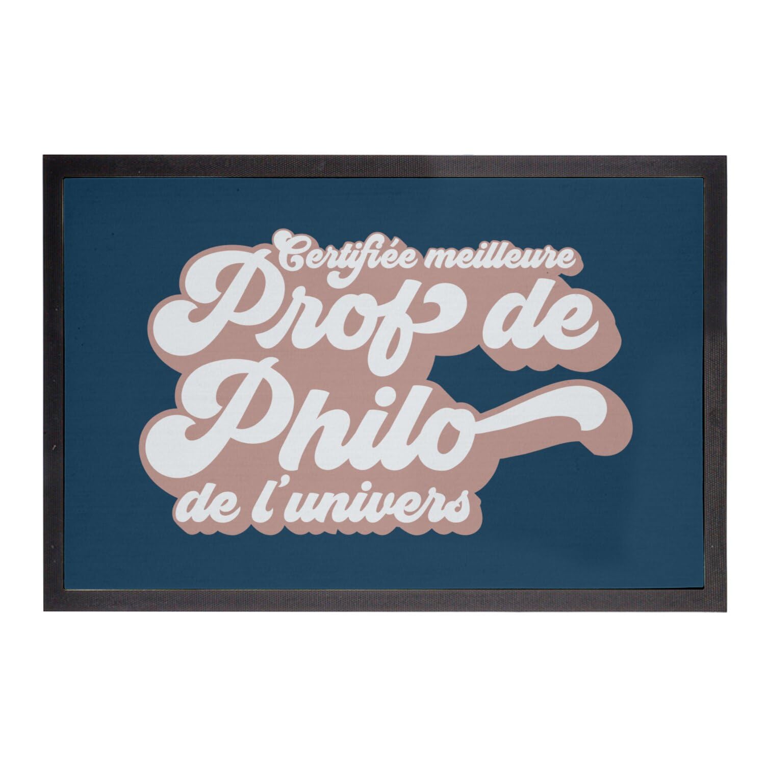 Paillasson Bleu Prof de Philo Cadeau Idéal Enseignant Philosophie