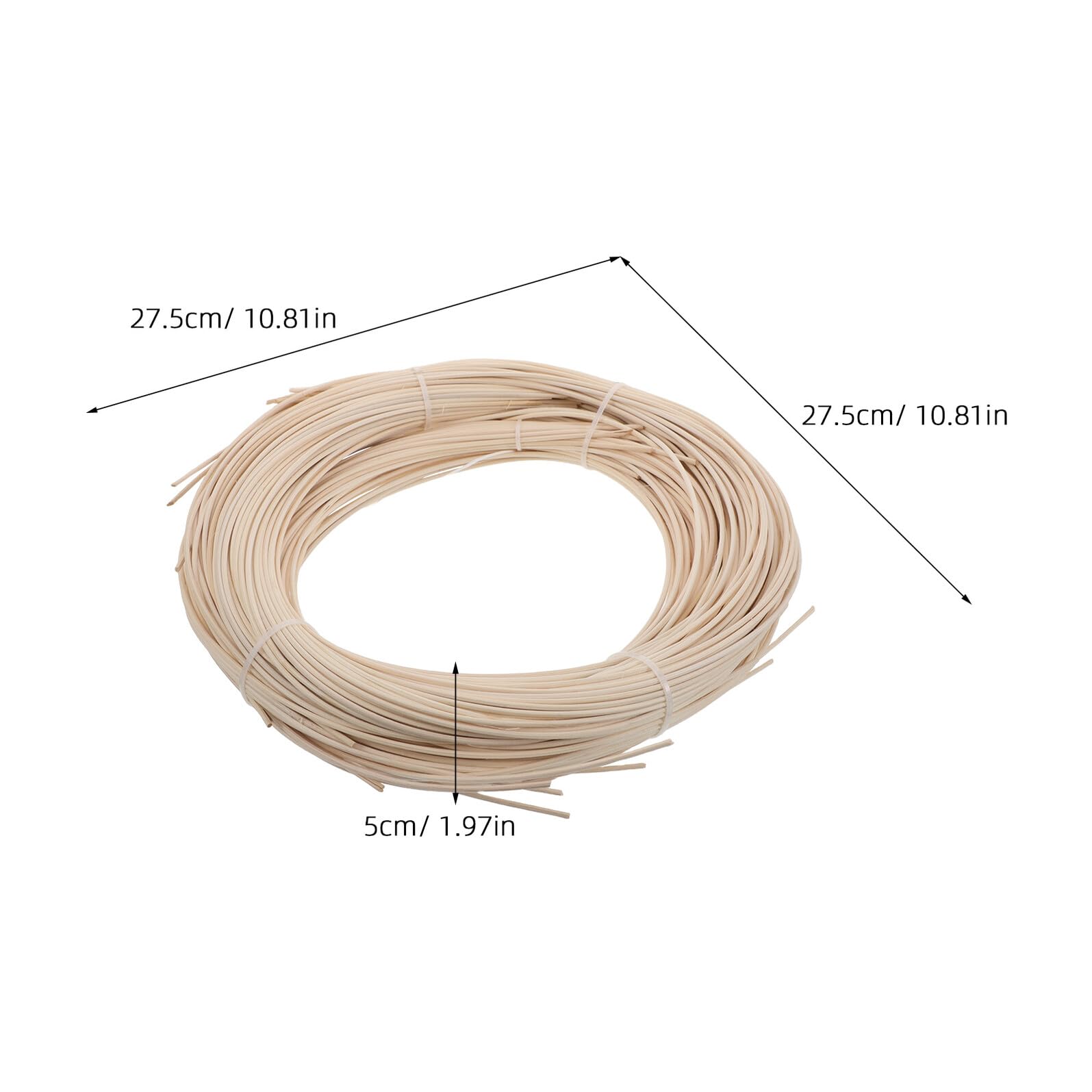 Healeved 250g Forniture per Riparazione di Vimini Materiale in Rattan per Sedie da Giardino e Cesti Intrecciati Strisce di Fissaggio per Mobili in Rattan e Realizzazione di Oggetti