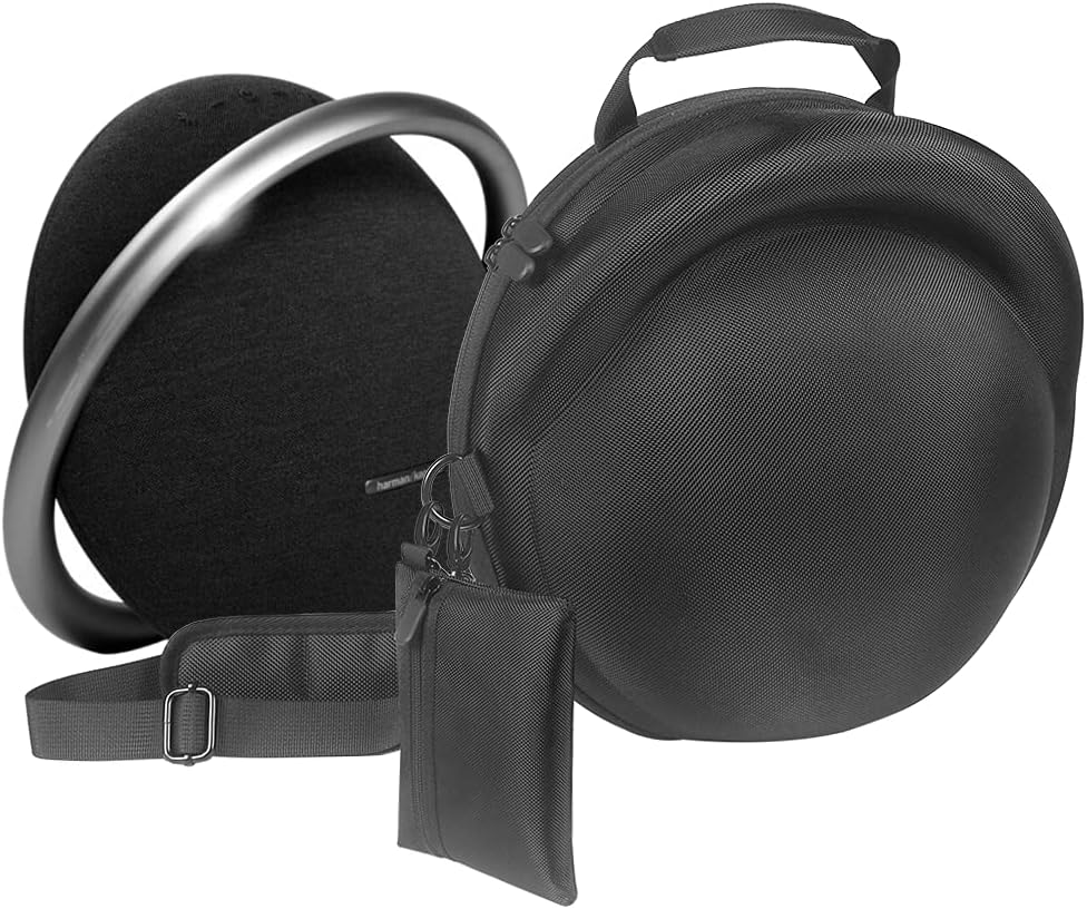 Hard Carrying Case Travel Bag Compatible with Harman Kardon Onyx Studio 8 Portable Bluetooth Speakers (Black)