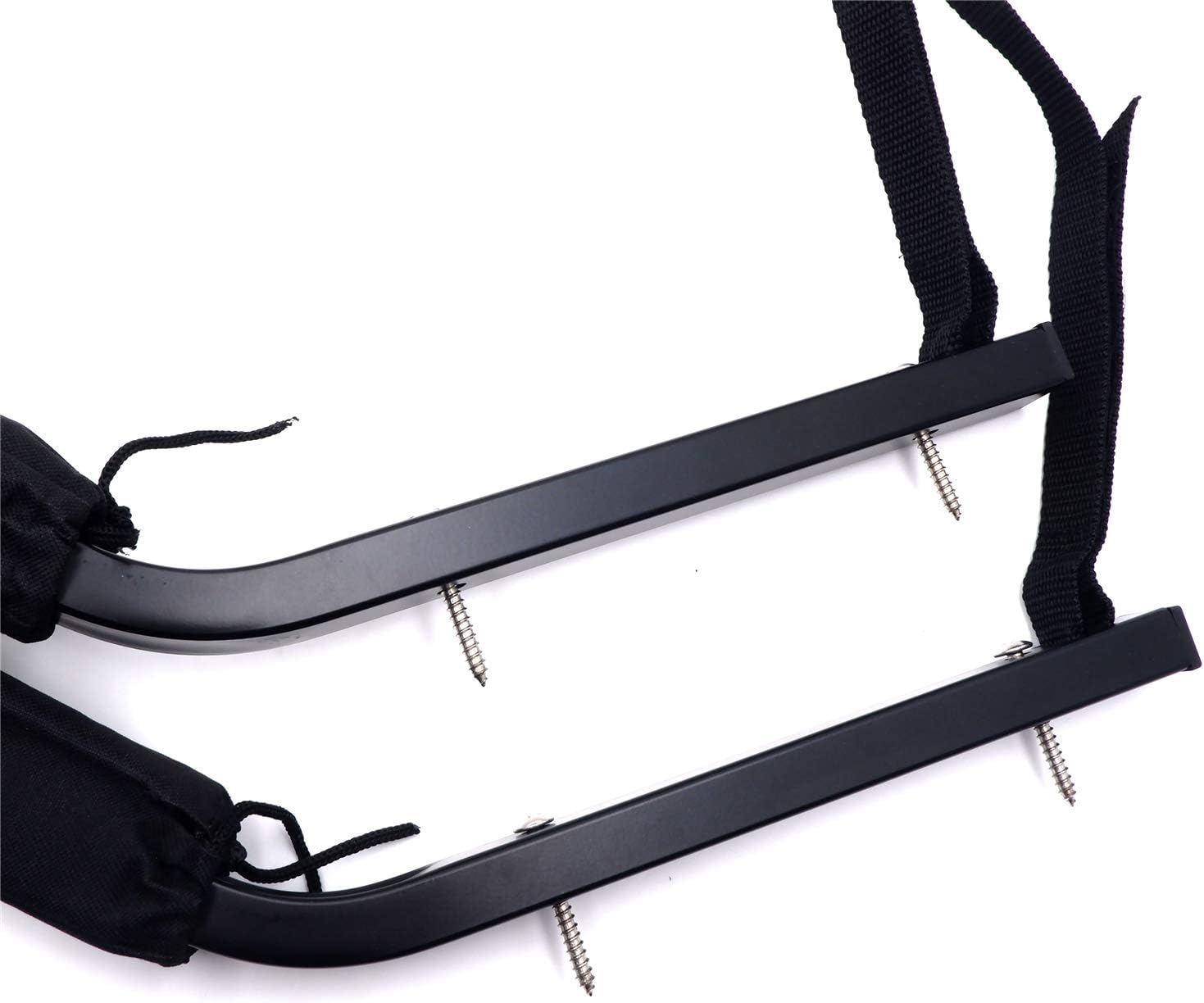 XKMT- Black Heavy-Duty HighRise Wall Mount Kayak Paddle Surfboard Storage Rack Indoor/Outdoor [See Fitment]