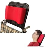 DXYAN+Neck+Support+Wheelchair+Headrest+Head+Padding%2CAdults+Portable+%26+Adjustable+Cushion+for+16-20%22+Travel+Wheelchair+Universal+Accessories%2CRed%2CRed