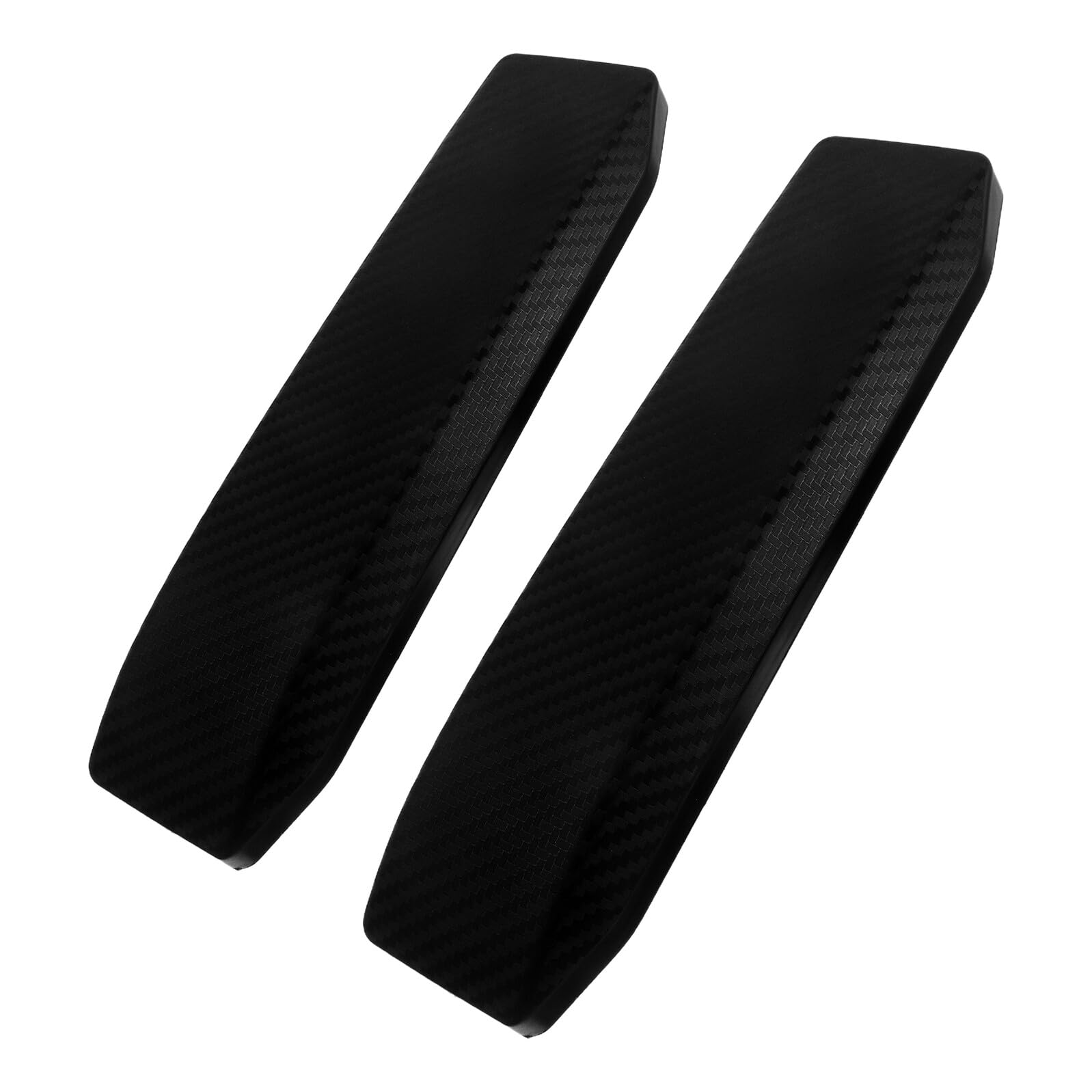 Zerodeko Reposabrazos de Silla de Juego Ergonómicas PU Negras 2 Piezas