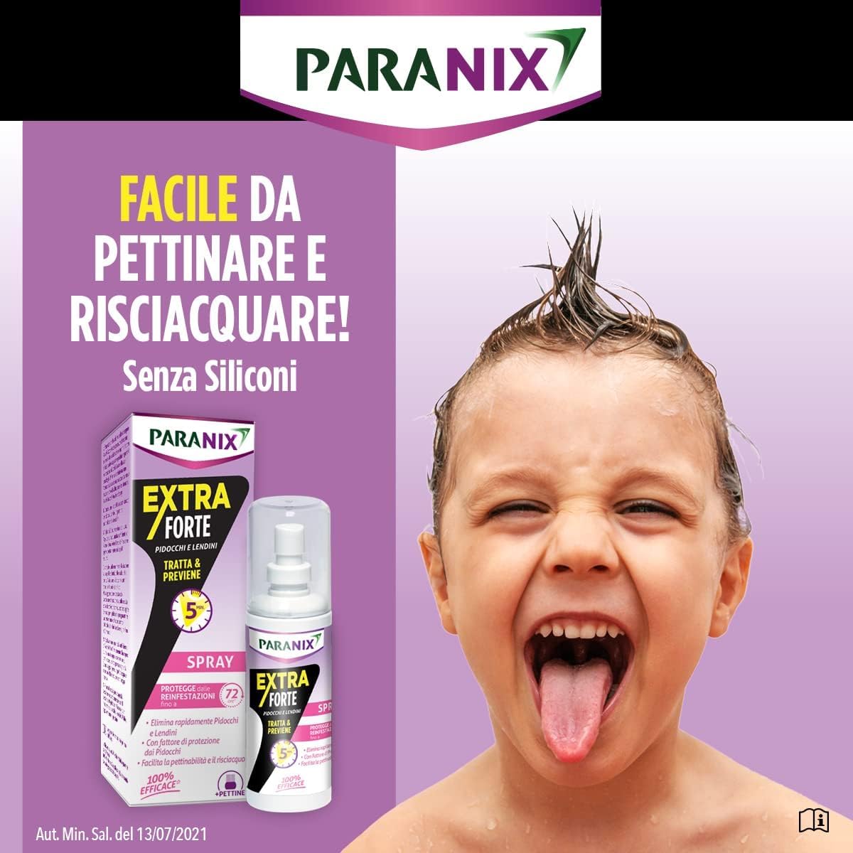 Paranix Spray bardzo silny środek do pielęgnacji i zapobiega wszy i lendenom w ciągu 5 minut, 100 mililitrów