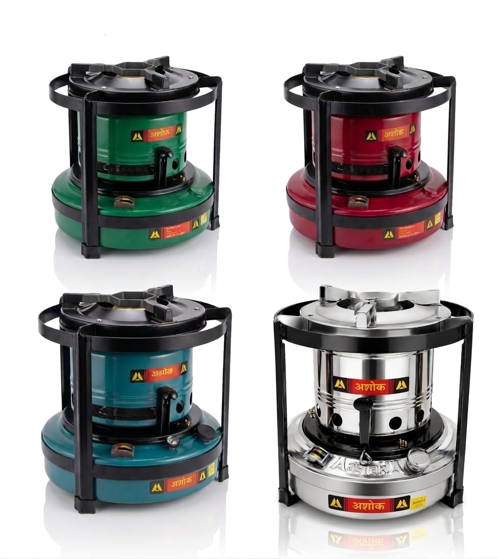 Kerosene Wick Stove | 10 Wick High Flame Burner | 3L Capacity Tank | Durable Chrome Bhatti | Fuel Efficient | Ideal for Indoor & Outdoor Cooking-image-18