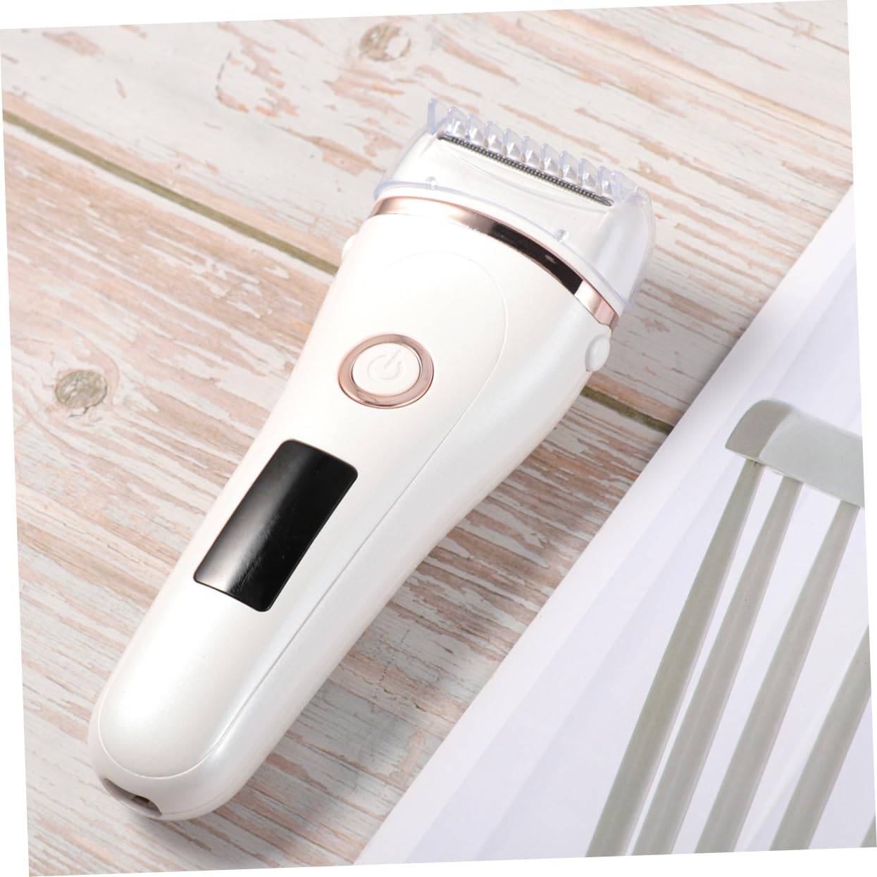 Epilatore Elettrico Da Donna Usb Ricaricabile Display Led, Rasoio Epilatore Viso Corpo Bikini, Trimmer in Acciaio Resistente Per Depilazione Indolore e Pelle Liscia