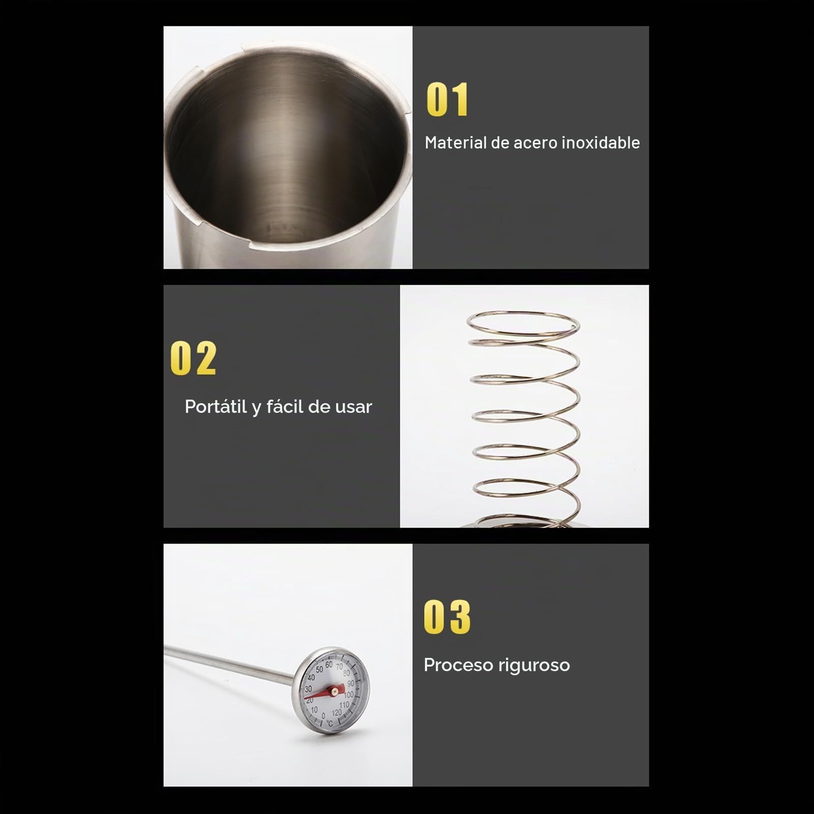 Máquina para Hacer Jamón de Acero Inoxidable, Saludable, Hecha en Casa, Prensa de Carne, Cocina, Tocino, Molde, Olla, Olla para Hacer Saludable, Casera, Carne, con Termómetro y