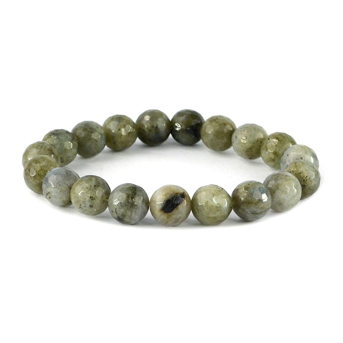 Reiki Crystal Products Labradorite Bracelet Diamond Cut 10 mm Crystal Stone Bracelet for Reiki Healing and Crystal Healing Stones (Color : Green) For Women (B019FFIOJO) Amazon Price History, Amazon Price Tracker