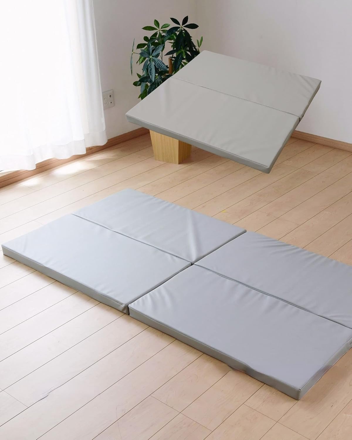 Amazon.co.jp: プレイマット 90×90cm 厚み5cm 1枚 ベビーマット 防水