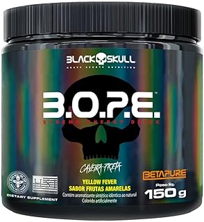 Pré Treino BOPE - Black Skull (150 G, Limão)