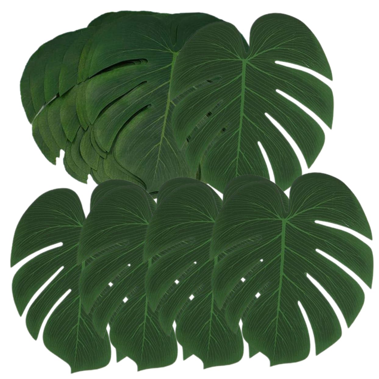ABOOFAN 5 Set Di Foglie Artificiali Finte Decorative Per Casa Ufficio Festa Fogliame Tropicale Decorativo 12 Pezzi * 5