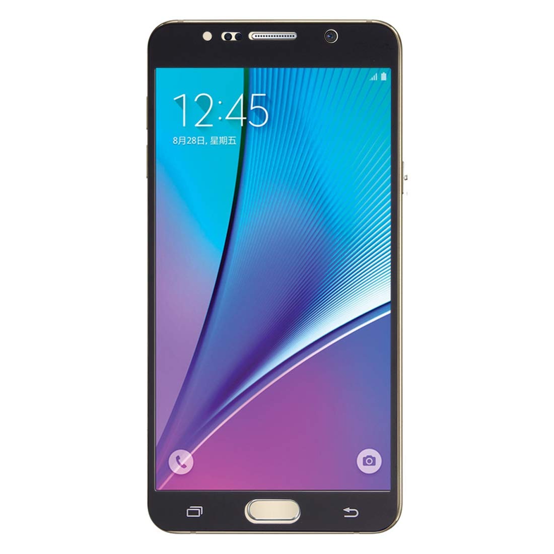 Pellicola proteggi schermo in vetro temperato per Galaxy Note 5/N920, 0,26 mm, durezza 9H, anti-esplosione, colore: Nero