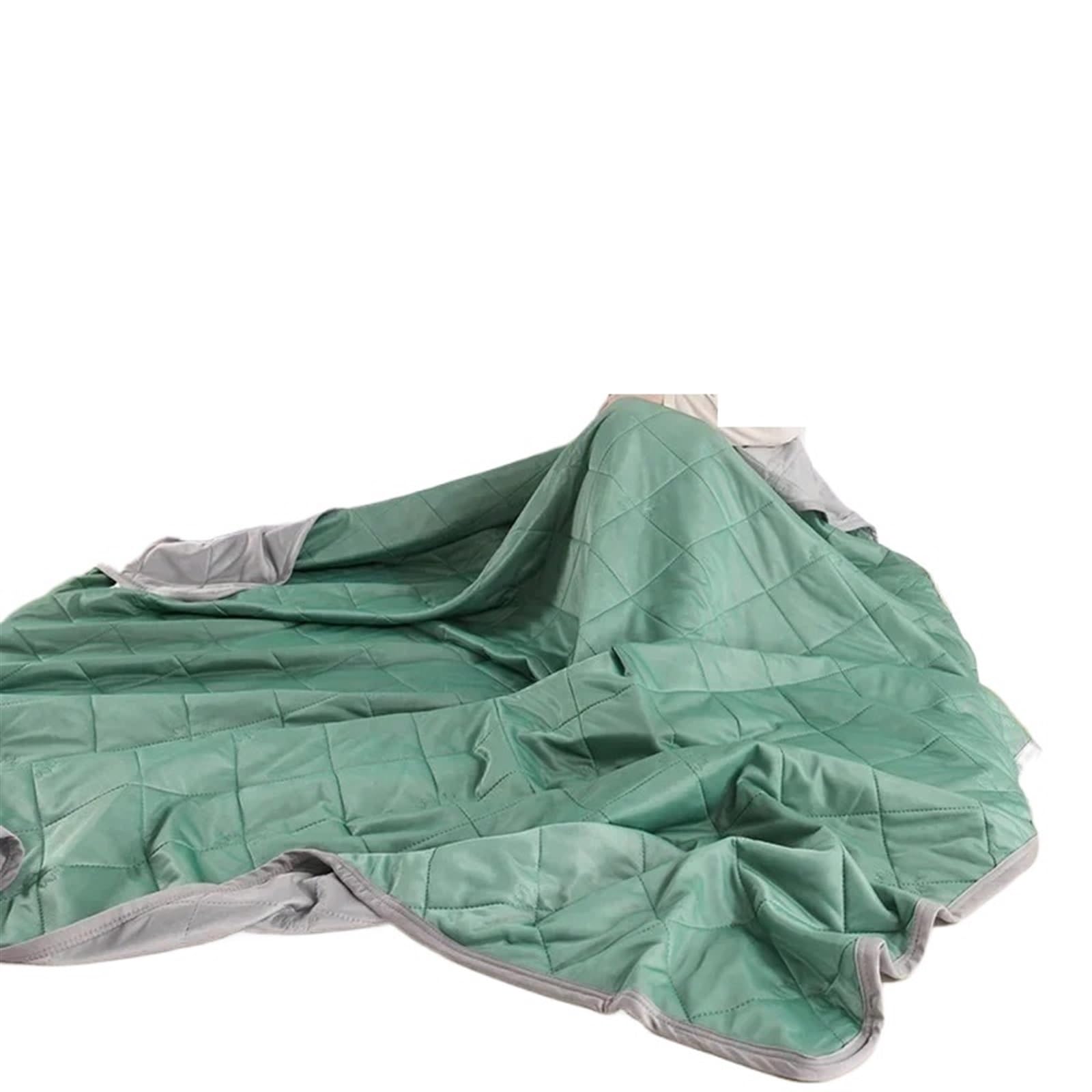 EYRMQWJPC Cool Lightweight Blanket, Summer Ice Cooling Blanket Breathable Lightweight Multicolor 150x200cm 200x230cm(Green,200X230cm)