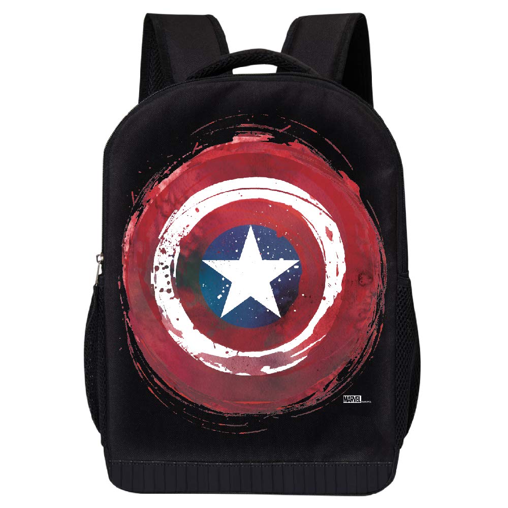 MarvelCOMICS CLASSIC AVENGERS BACKPACK BLACK AVENGERS 18 INCH AIR MESH PADDED BAG