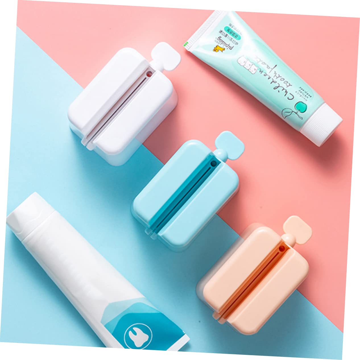Healeved 9stücke Teiliges Zahnpasta Squeezer Kunststoff Handlicher Tubenquetscher Für Badezimmer Effizientes Ausdrücken Von Zahnpasta Handcreme Und Und Platzsparend Weiß Und Blau