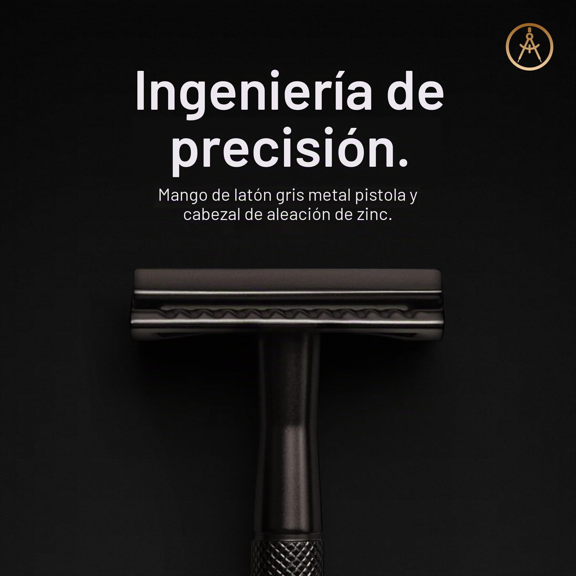 Maquinilla de afeitar de seguridad de MANSCAPED The Plow™ 2.0, cuchilla de afeitar para hombre de doble filo