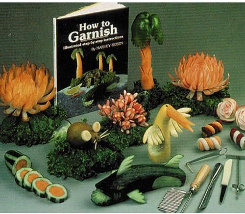 Chef Harvey 4431 English Garnish Book & Kit
