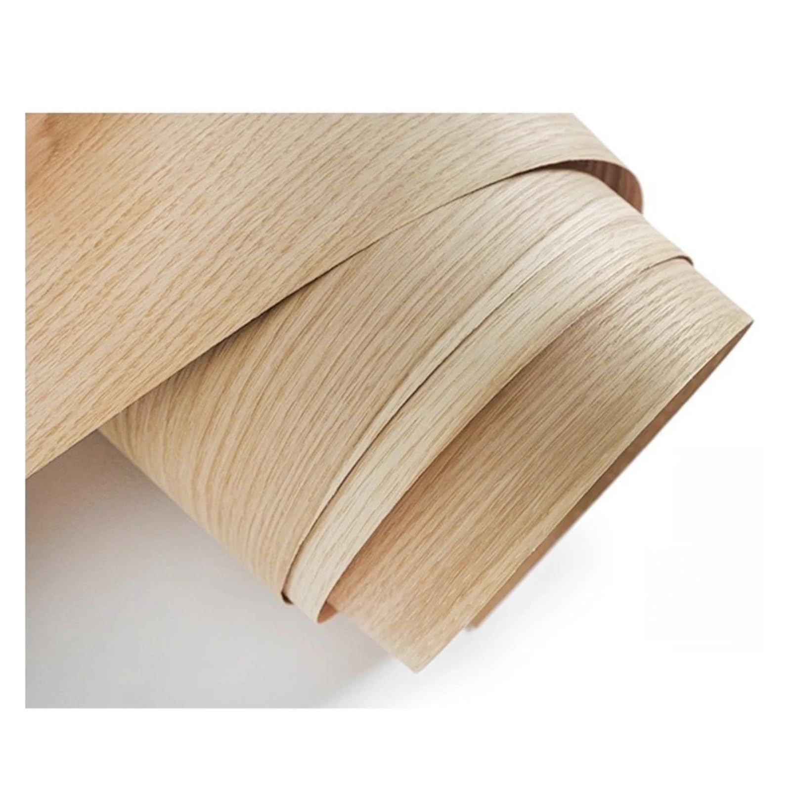 Canto flexible, Cinta Chapa Roble Blanco 0,5mm Pre-Pegado Termoadhesivo 1/2 Uds(White 2pcs)