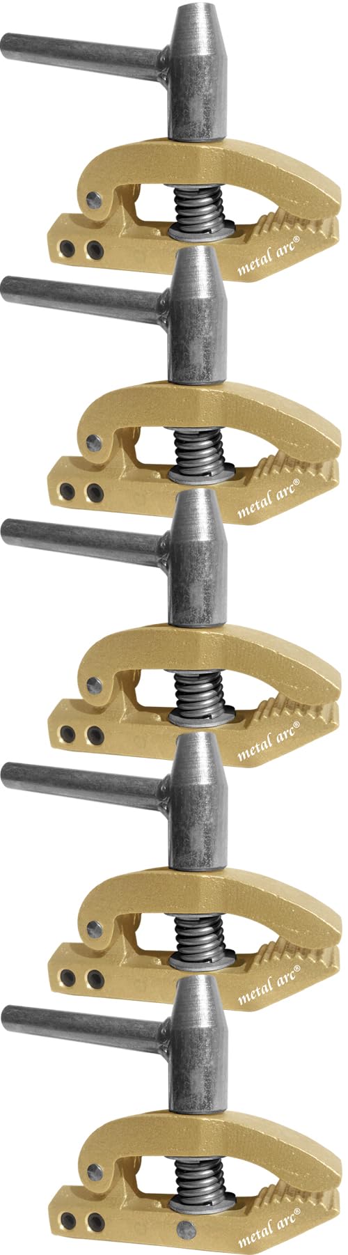 Metal Arc Heavy Duty 600 Amps Clamp Down Crocodile Jaw Manual Welding Earth Clamp, ST1BB6 (Pack of 5) (B0D768KHHG) Amazon Price History, Amazon Price Tracker