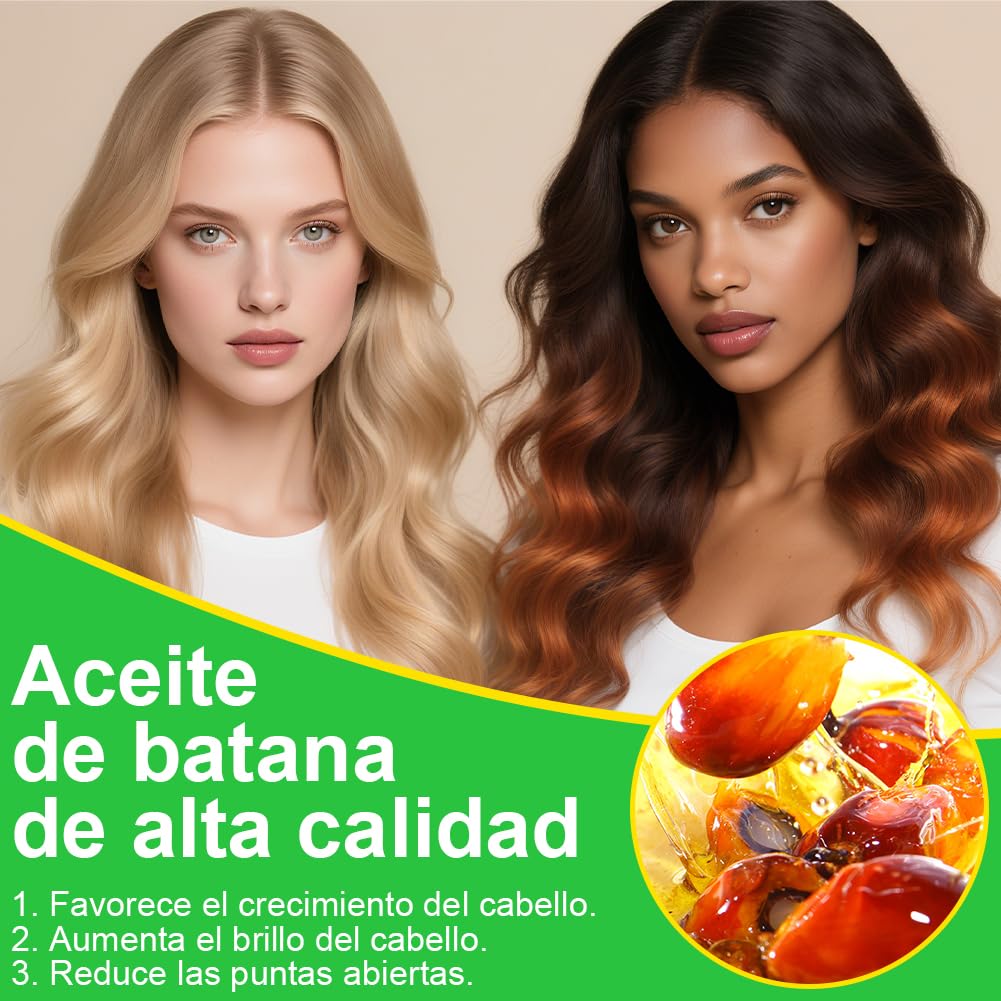 AOOSA Batana Oil for Hair Growth Pure & Natural Hair Growth Serum for Men Women Moisturising and Repair of Dry Damaged Hair - Image 4