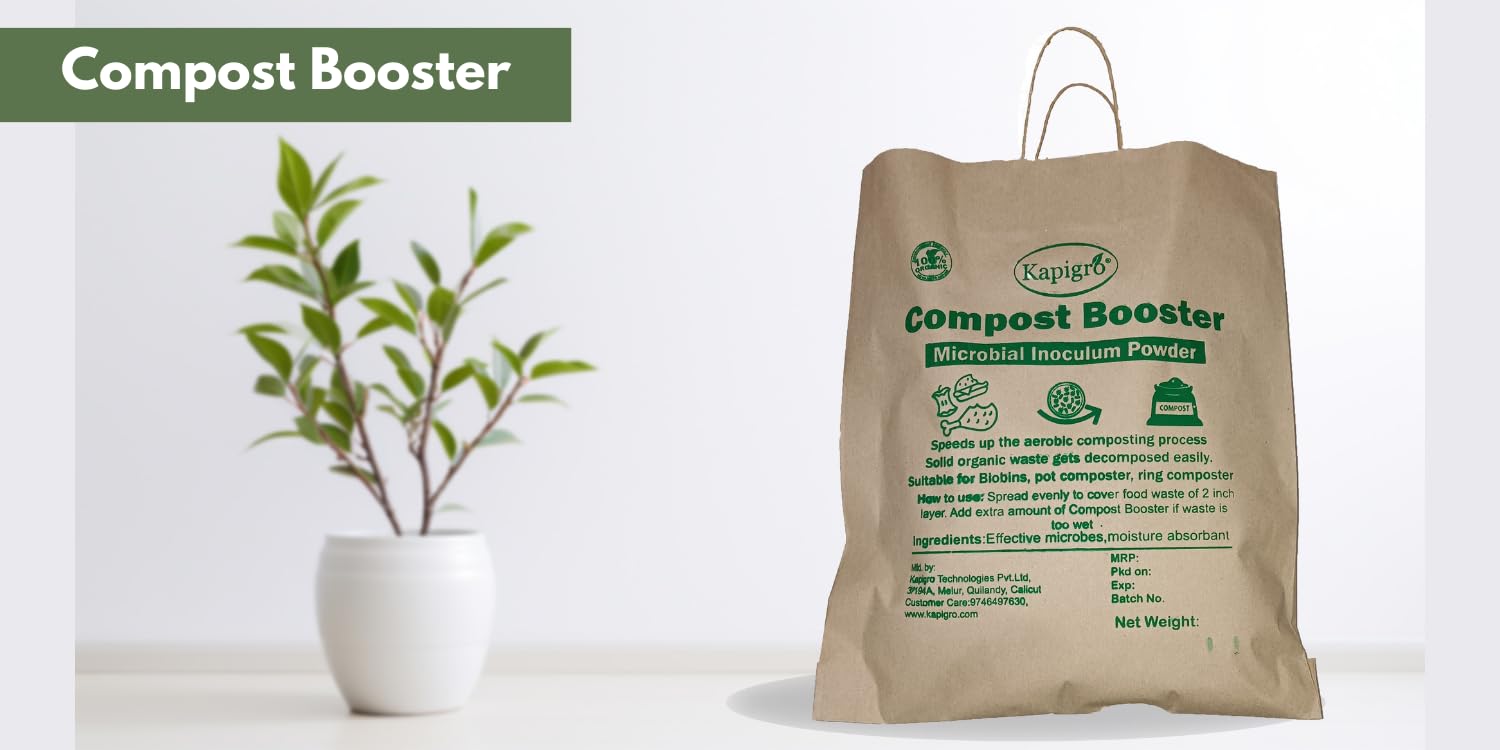 Kapigro Organic Compost Booster for Easy & Smell Free Aerobic Composting, Compost Maker,(3 Kg) for Outdoor/Garden Composter only (BSF Larvae aid) - Image 7 thumbnail