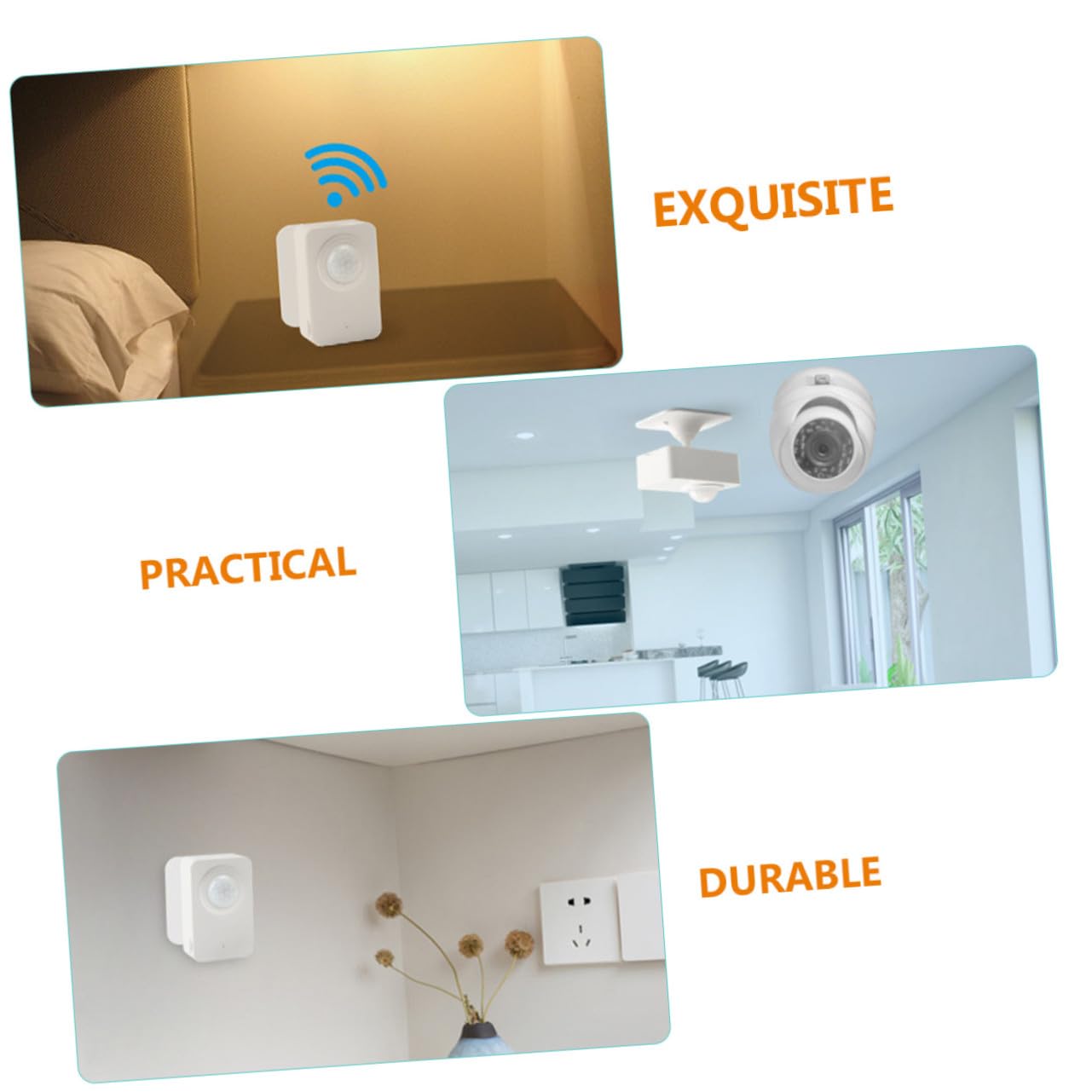 Intelligenter Pir Bewegungsmelder mit WLAN und Echtzeitalarm