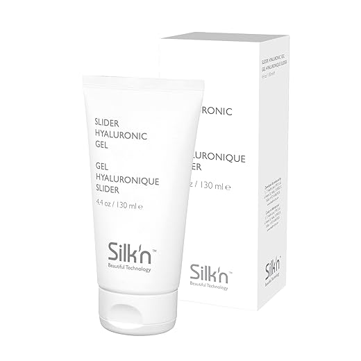 SILK'N Slider Gel a base de agua para dispositivos de tratamiento antiarrugas, Función hidratante, Con ácido hialurónico